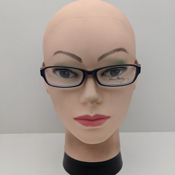 🕶️Vera Bradley Ellie Blue(ELB) Eyeglasses 51/16/130 | ALJ417🕶️ - Picture 8 of 9